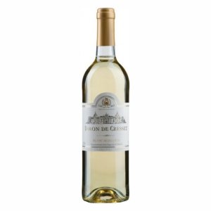 Вино Барон де Крессе ординарное белое полусладкое 10-10.5% ст/б 0,75л