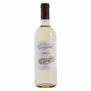 Вино Казасоле Орвието Классико ДОК ординарное белое полусладкое 11-12% ст/б 0,75л