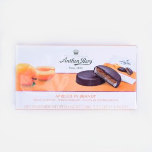 Набор конфет Антон Берг Абрикос в бренди с марципаном к/к 220г