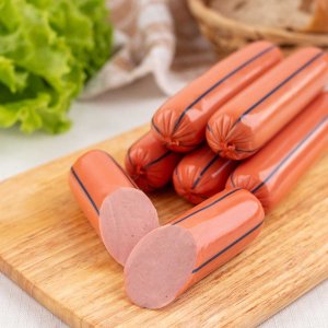 Сосиски Колбасный цех Бахетле Молочные искусственная оболочка Т/У порц вес
