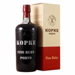 Вино Портвейн Копке Файн Руби Порто крепкое марочное 19.5% п/у 0,75л