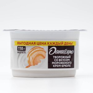 Продукт творожный Даниссимо вкус мороженого Крем-брюле 5.5%110г