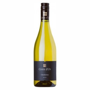 Вино Круа де Ор Шардоне сортовое ординарное белое полусладкое 9% ст/б 0,75л
