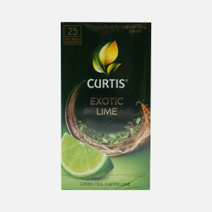 Чай Кертис Экзотик Лайм зеленый 25пак*1,5г к/к 37,5г