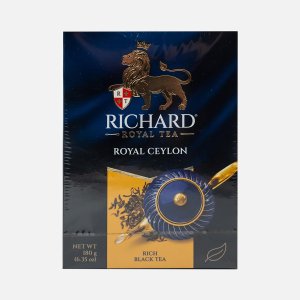 Чай Ричард Роял Цейлон черный листовой к/к 180г