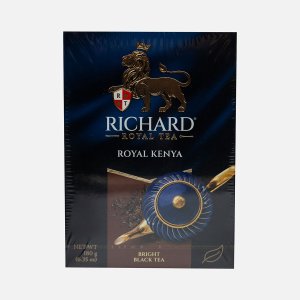 Чай Ричард Роял Кения черный крупнолистовой к/к 180г