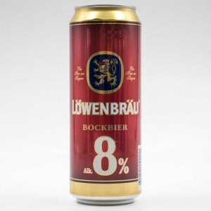 Пиво Ловенбрау Бокбир крепкое светлое пастеризованное 8% ж/б 0,45л