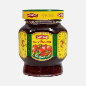 Варенье Ратибор Клубника ст/б 360г