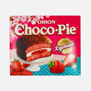 Пирожное Орион Чоко Пай Клубника к/к 360г