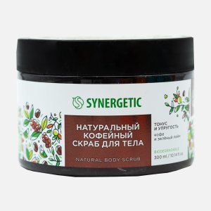 Скраб для тела Синергетик кофейный тонус/упругость пл/б 300мл