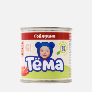 Пюре Тема Говядина с 6мес ж/б 90г