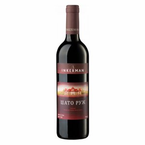 Вино Инкерман Шато Руж красное полусухое 9.5-13.5% ст/б 0,7л