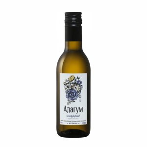 Вино Адагум Шардоне белое сухое 10-12% ст/б 0,187л