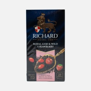 Чай Ричард Роял Годжи и земляника черный 25пак*1,7г 42,5г