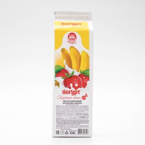Йогурт Белый замок фруктовый Клубника/банан 2.5% т/п 450г