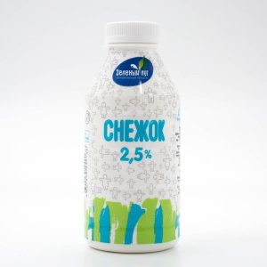 Продукт к/м Зеленый луг Снежок 2.5% пл/б 450г