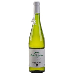 Вино Торрес Сан Валентин ординарное белое полусухое 10-11% ст/б 0,75л