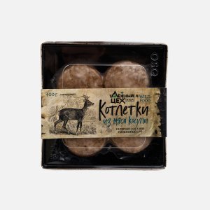 Котлетки Таежный цех из мяса косули 400г