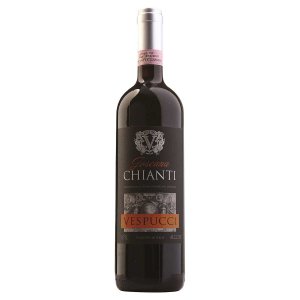 Вино Веспуччи Кьянти ординарное красное сухое 12.5-13% 0,75л