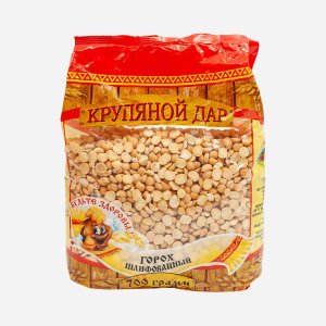 Горох Крупяной дар колотый шлифованный пл/пак 700г