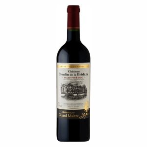 Вино Гранд Мэтр О-Медок Шато Мулен Де Ля Бридан АОС выдержанное красное сухое 10.5-13% ст/б 0,75