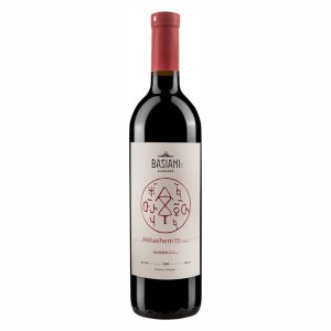 Вино Басиани Ахашени сортовое ординарное красное полусладкое 11.5-12% ст/б 0,75л
