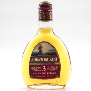 Коньяк Айвазовский Армянский трехлетний ординарный 40% ст/б 0,25л