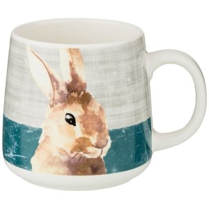 Кружка Лефард 340мл Лесная сказка синяя фарфор 12х9,5х10см 756-214