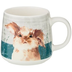 Кружка Лефард 340мл Лесная сказка синяя фарфор 11,5х9,5х9,5см 756-213