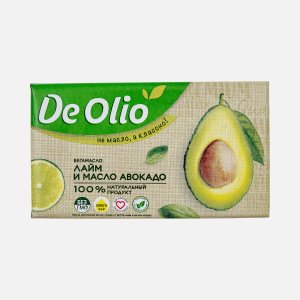 Крем Де Олио на растит маслах Лайм/масло авокадо 72.5% 180г