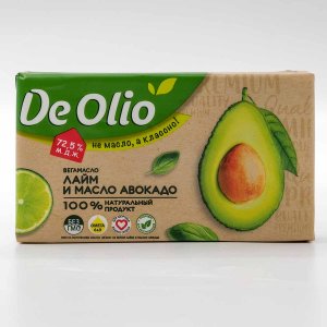 Крем Де Олио на растительных маслах Лайм/масло авокадо 72.5% 180г
