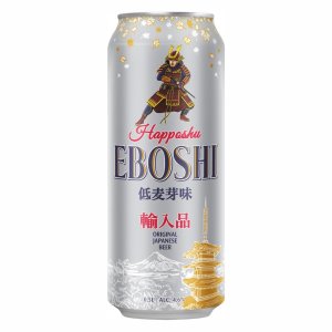 Пиво Ибоси Хаппосю светлое фильтрованное пастеризованное 4.6% ж/б 0,5л