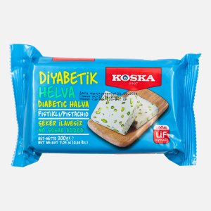 Халва Коска Кунжутная без сахара с фисташками 200г