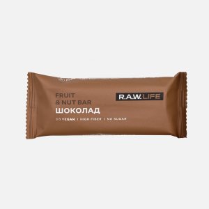 Батончик Рав Лайф Шоколад без сахара D3 веган 47г