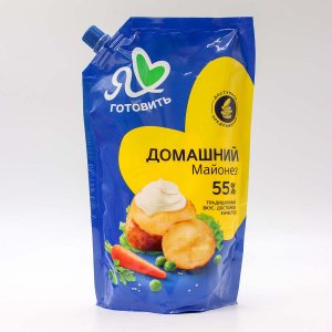 Майонез Я люблю готовить Домашний 55% дой/пак 600мл