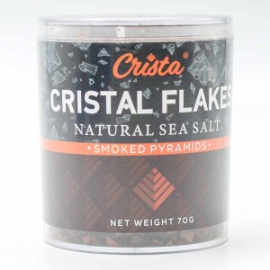 Соль Криста морская пищевая копченая в форме пирамидок пл/б 70г