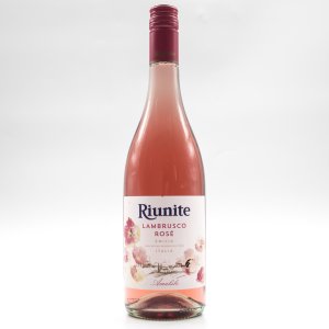 Вино игристое Риуните Ламбруско Розе ИГТ жемчужное розовое полусладкое 7.5% ст/б 0,75л
