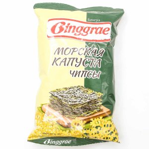 Чипсы Бингрэ Морская капуста 40г