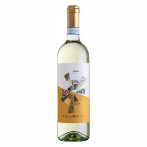 Вино Вилла Молино Соаве ординарное белое сухое 12% ст/б 0,75л