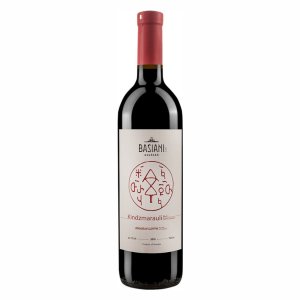 Вино Басиани Киндзмараули сортовое ординарное красное полусладкое 11.5% ст/б 0,75л