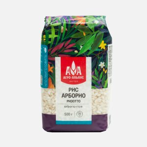 Рис Агро-Альянс Экстра Ризотто Арборио 500г