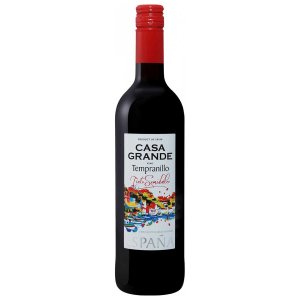 Вино Каса Гранде Темпранильо ординарное сортовое красное полусладкое 9-12% ст/б 0,75л