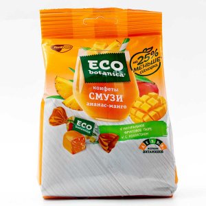 Конфеты Эко-ботаника Смузи ананас/манго 150г
