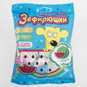 Зефир Зефирюшки воздушный со вкусом арбуза пл/уп 40г
