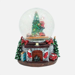 Фигурка Санта в стек шаре муз движ D12см L17 W16 H20см 722539