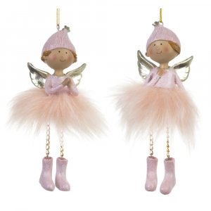 Украшение елочное Ангел L6 W4 H14см 744305