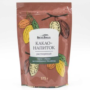 Какао-напиток Вкусвилл растворимый 375г