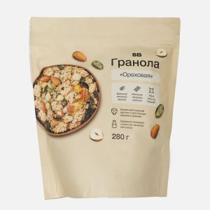 Гранола Вкусвилл Ореховая 280г