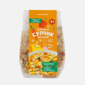 Супчик Вкусвилл Буковки детский 80г