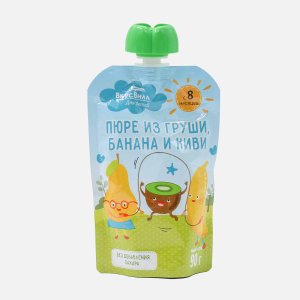 Пюре Вкусвилл из груши/банана/киви 90г